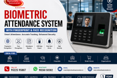 Biometric Attendance System with Fingerprint & Face Recognition